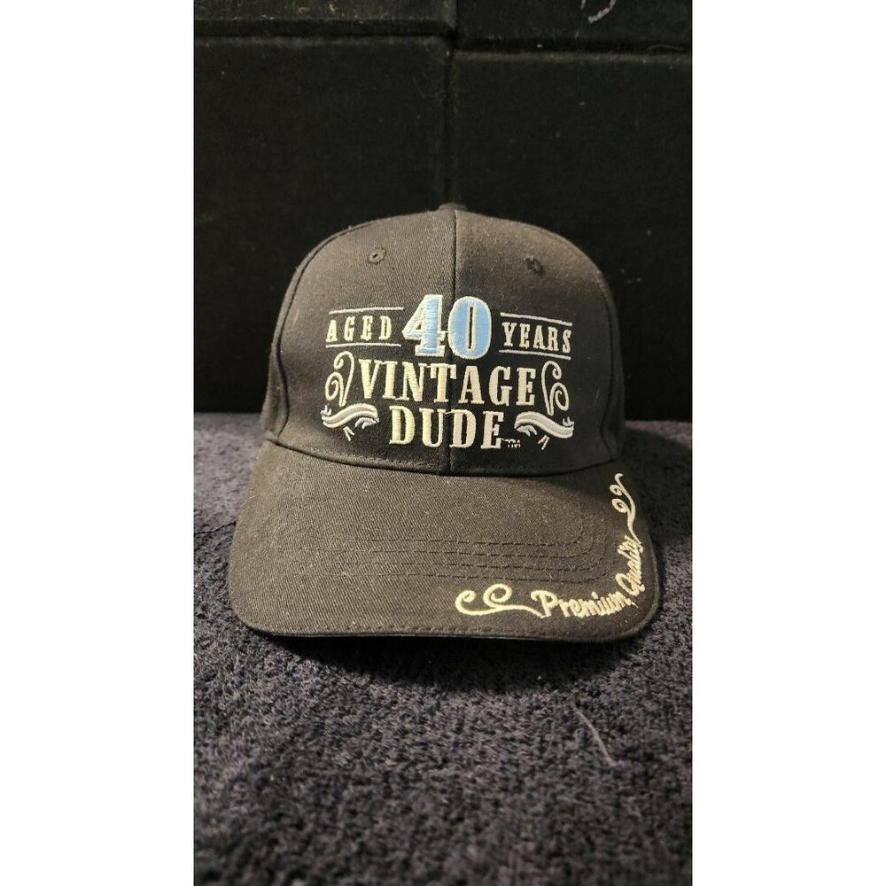 Vintage Dude Premium Quality Aged 40 Years The Man, Myth, Legend Buckle Hat
